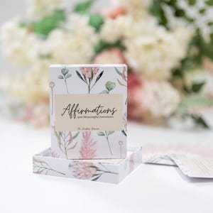 Affirmationskarten für Frauen Positive Affirmationen Karten | Affirmationen für Frauen | Selbstfürsorge motivierende achtsame Worte der Affirmation