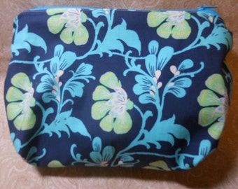 Large Blue Blooms in Springtime Cosmetic Pouch