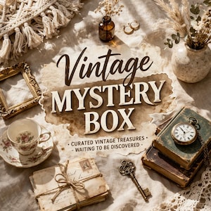 Vintage Mystery Gift Box – Curated Swedish Flea Market Finds