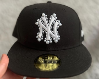 Custom Pearl New Era Fitted Cap - Etsy display picture 1