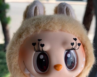 Cílios Labubu/Compre cílios Labubu/cílios de boneca/cílios para Labubu/Labubu/Boneca Labubu/mini cílios/