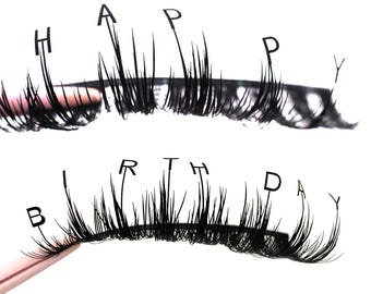 Cake day- False eyelashes/3d false eyelashes/natural lashes/dramatic lashes/cruelty free lashes/wedding/everyday glam