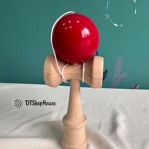 Kendama Wooden Skill Toy – Classic Hand-Eye Coordination Game, Patience Training by Winwintoys