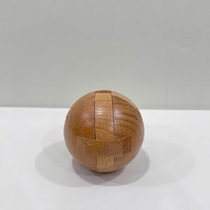 Magical Brain Teaser Wooden Puzzle Ball | Intelligence Toy for Adults & Children | Challenging Puzzle Game for All Ages