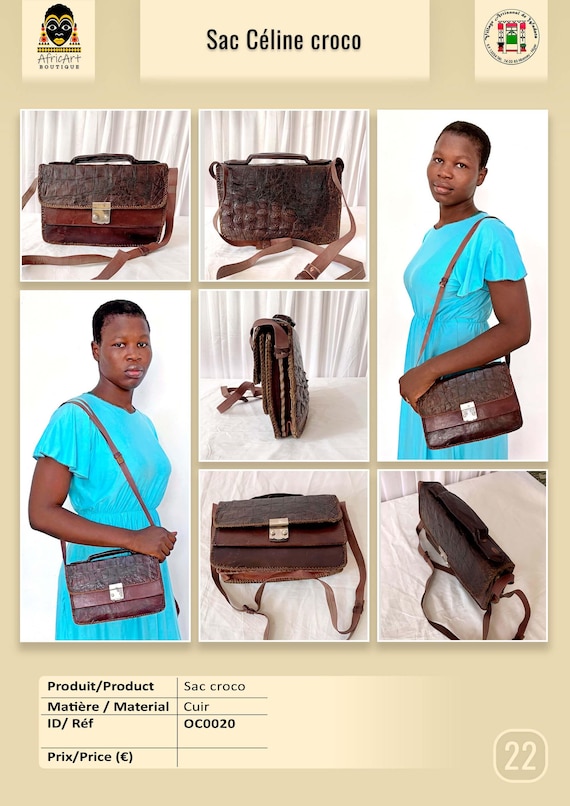 Celine Crocodile Bag - Etsy