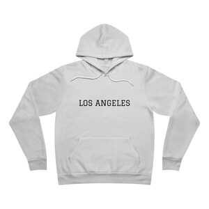 Los Angeles Unisex Hoodie - California Sunset Sweatshirt, LA City Skyline Pullover, SoCal Beach Hooded Sweatshirt, Urban Fashion Jumper,