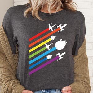 Make The Rainbow Tee,Pride Rainbow Shirt,Pride Month Shirt,Trans Right Shirt,gay star wars shirt,LGBTQ death star,Star wars lgbt,rainbow star wars,star wars pride tee,gay pride lgbtq tee,queer pride shirt,star wars trans tee,lgbtq life disney