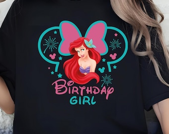 Princess Birthday Girl Shirt, Custom Disney Tee