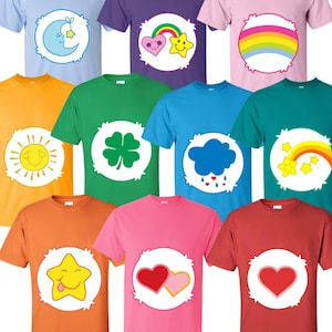 Nostalgia Bear Costume Matching Group T-Shirts, Symbolic Friends Crew Shirt
