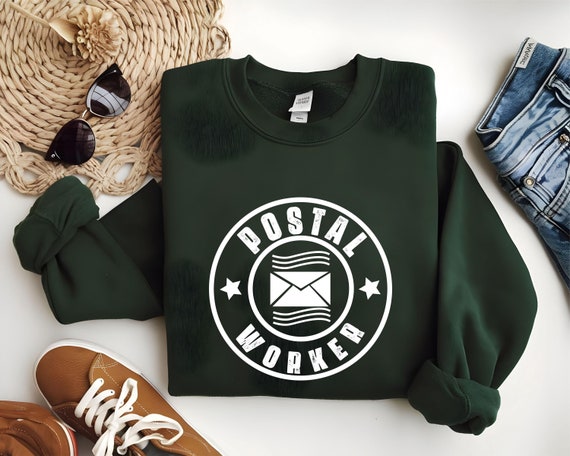 Postal Worker Sweatshirt: Mail Carrier Gift, Post Office Attire