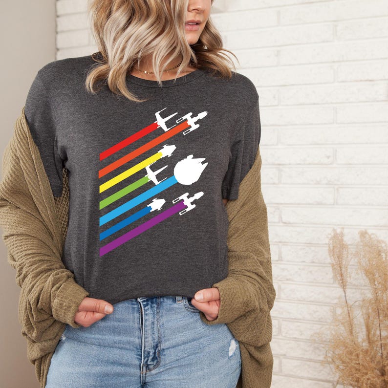Make The Rainbow Tee,Pride Rainbow Shirt,Pride Month Shirt,Trans Right Shirt,gay star wars shirt,LGBTQ death star,Star wars lgbt,rainbow star wars,star wars pride tee,gay pride lgbtq tee,queer pride shirt,star wars trans tee,lgbtq life disney