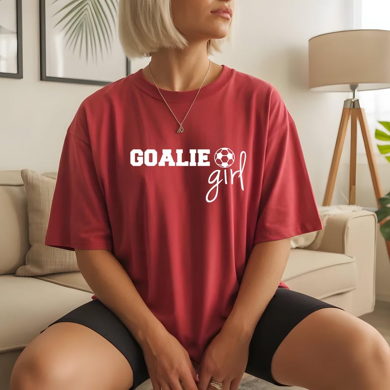 Goalie Script Goalie Girl Soccer Shirt – Soccer Ball Graphic Tee - Etsy