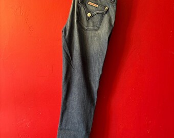Hudson skinny leg, medium wash size 28
