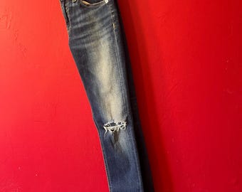 Rag and Bone Jeans Skinny Straight Leg Darkwash size 24