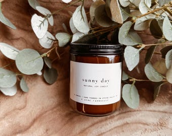 Sunny Day Natural Soy Candle