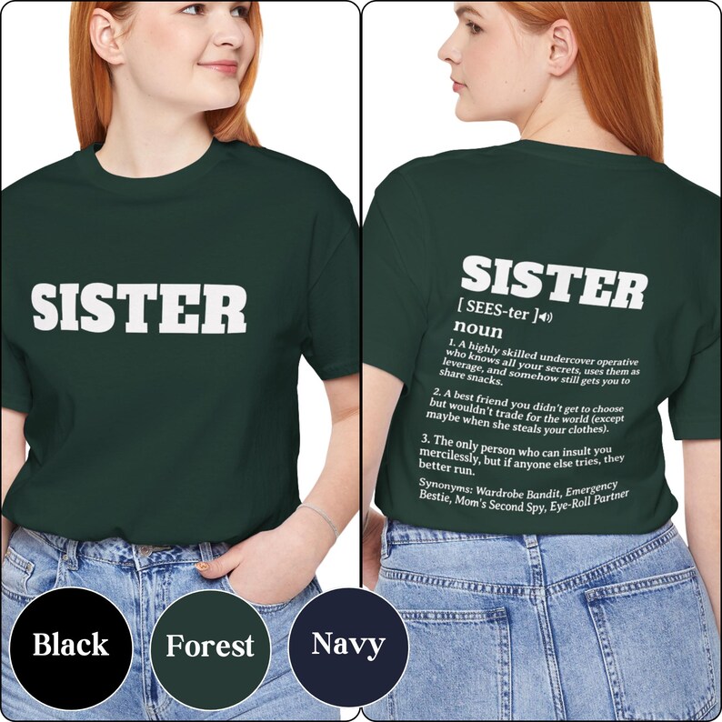 thumbnail image 2 of Gift For Sister, Best Sister Gift, Sisters Birthday Gifts, Big Sister 2 of 11
