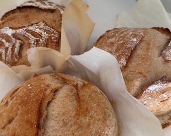 handgemachtes klassisches Sauerteigbrot