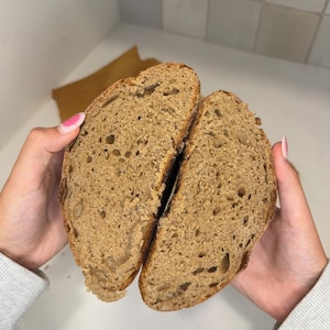 handmade fresh milled sourdough loaf