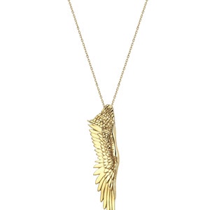 Angel Wing Pendant Necklace