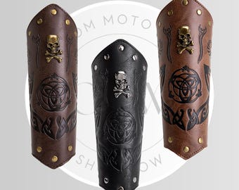 Viking Armor, Medieval retro embossed wristband, Viking Costumes, Larp, Medieval Viking Bracers, Armband, Medieval Armor, Viking Costume