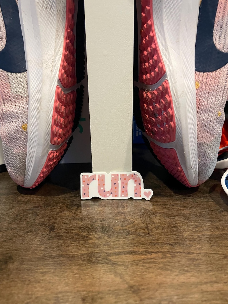 Run Sticker, Gift for XC Distance Runner, Marathoner, Track and Field, Love Running image 4