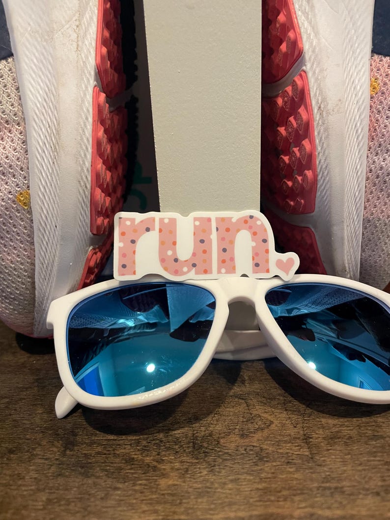 Run Sticker, Gift for XC Distance Runner, Marathoner, Track and Field, Love Running image 7