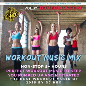 Workout Music Mix 2025 - mp3, mix, music, hits, dance, mashup, sport, fitness, gym