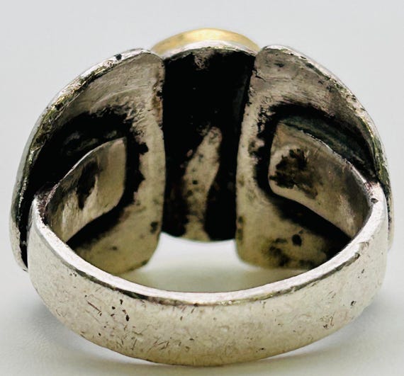 Sterling Moonstone Oval Statement Ring Size 7.5, … - image 4