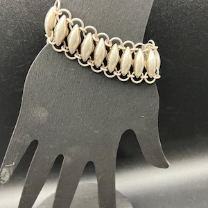 Vintage Sterling Silver .925 Mexico Taxco TA-85 Modernist Bracelet