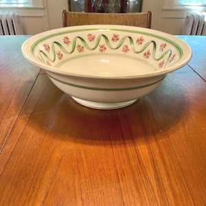 Antique Lg Ironstone Crescent & Sons England Wash Basin Bowl