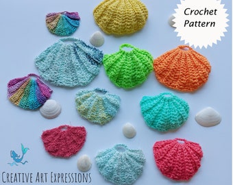Seashell Scrubby Crochet Pattern, Bath Scrubby, Kitchen Scrubby, Tulle  Scrubby, Cotton & Scrubby Yarn Scrubby Pattern