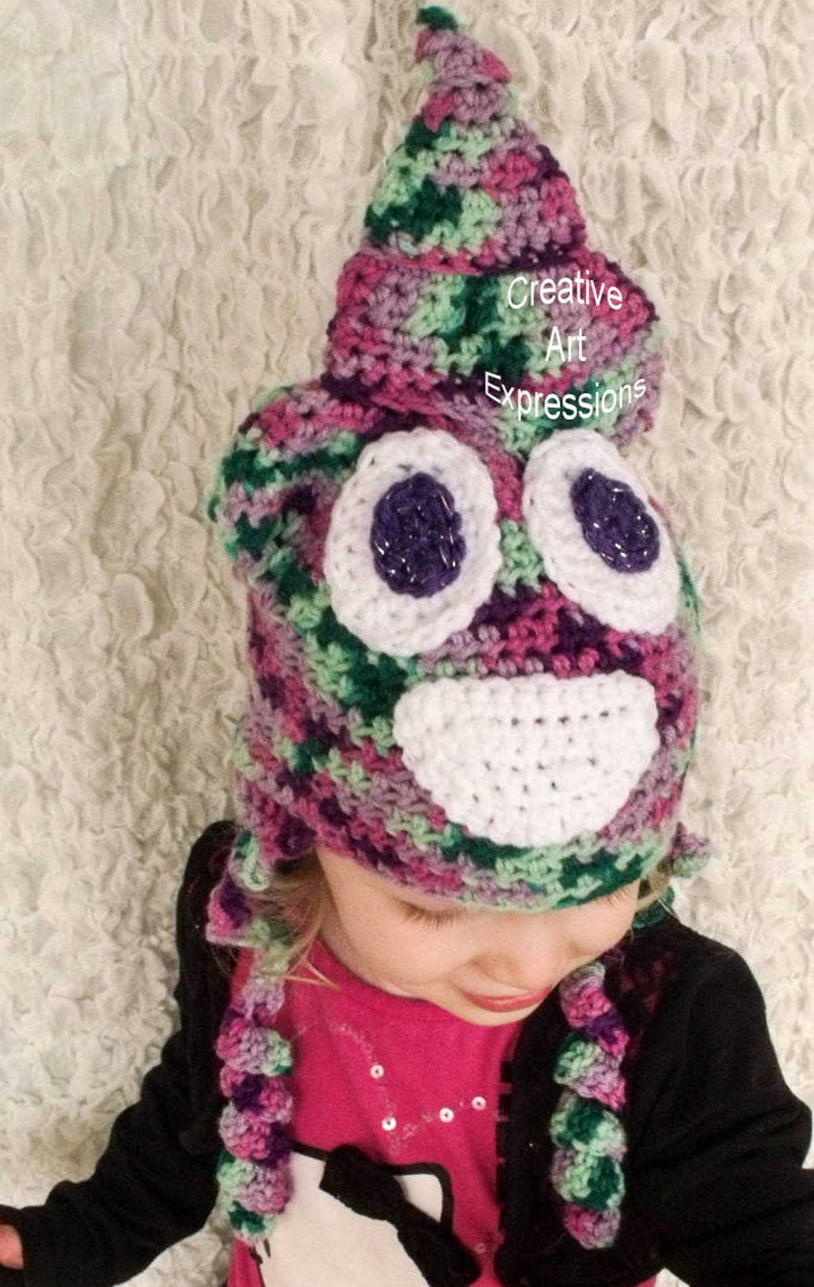 Poop Emoji & Unicorn Poop Emoji Hat Crochet Pattern PDF Etsy