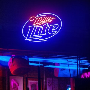Miller Neon Sign - Etsy Miller Neon Sign - Etsy