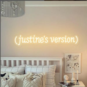 Custom Your Version Sign, Your Version Wall Decor Gift, Personalized Gifts, Girls Room Decor, Dorm Wall Art Decor,Living Room Art