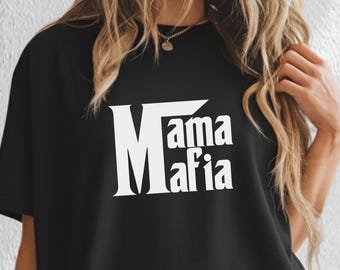 Chemise couleurs confort mafia maman chemise maman drôle cadeau pour les mamans t-shirt humour maternité t-shirt graphique vie de maman cadeau de Noël pour elle