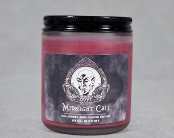 Midnight Call: Gothic Horror Scented Nosferatu Vampire Candle