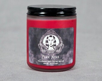 Plan Nine: Gothic Horror Scented Vampira Vampire Candle