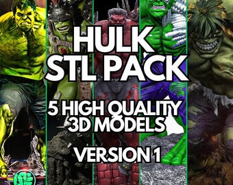 Hulk Marvel Avengers Statue Figure 3d Model 3d Printer 3d Stl Files - Etsy