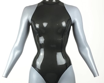Esme Sleeveless High Neck Bodysuit Lady Lucie Latex