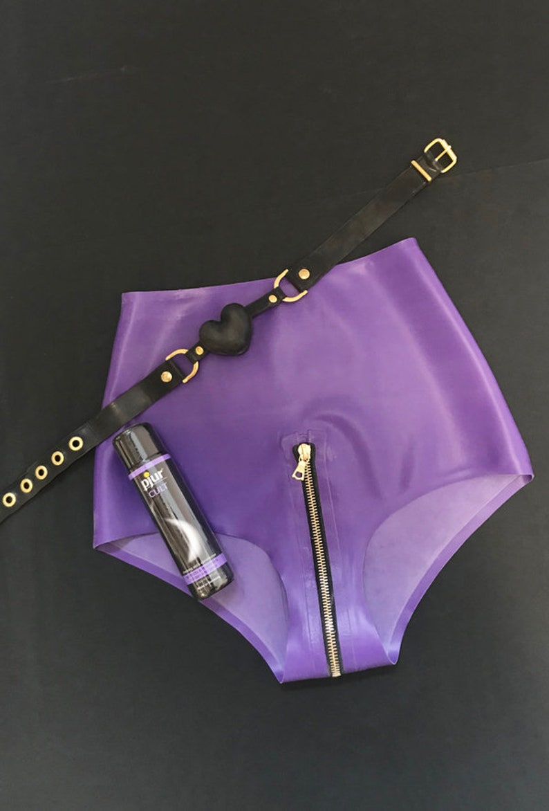 Lady Lucie Latex Heart Ball Gag image 5