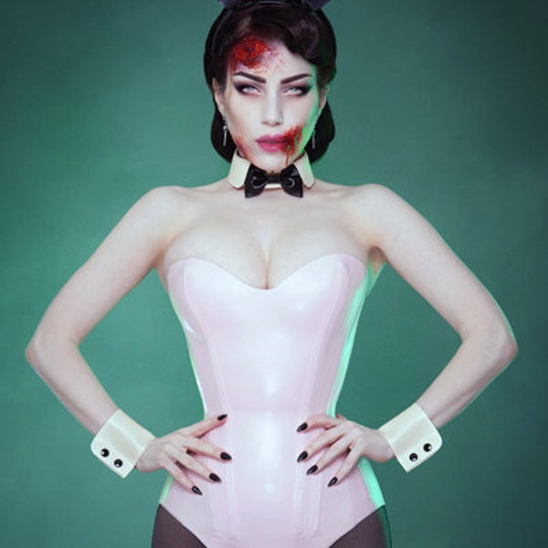 Lady Lucie Latex Bunnygirl Shirt Bündchen