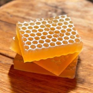 Honeycomb Natural Handmade Soap | Gentle Face  , Hand, and Body Soap Bar