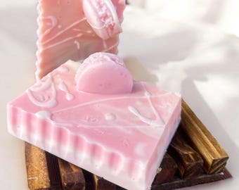 Strawberry Goat Milk Soap | Handmade Natural Soap Bar