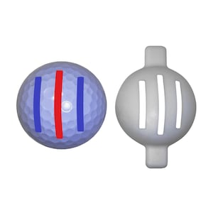 3 Line, Triple Line, Track, Alignment, Golf Ball Stencil, Marker, Personalize Your Balls