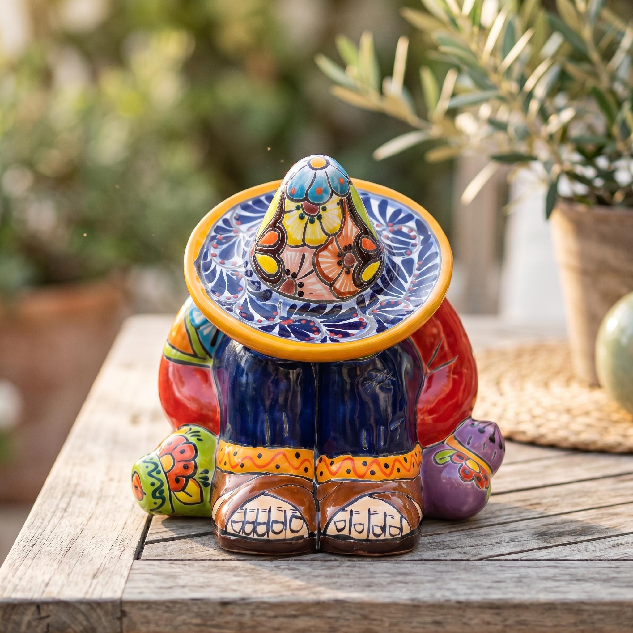 Sleeping mexican ceramic statue - Etsy 日本