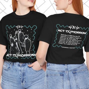 KPOP TomorrowXTogether TXT Unisex Graphic Tee - Concert Vibes, Music Lovers Gift, Unisex Jersey T-Shirt