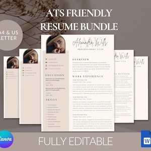 ATS Friendly Resume Template, Word and Pages Resume, ATS Compatible Resume Template, Professional Executive Resume Template, Resume Template