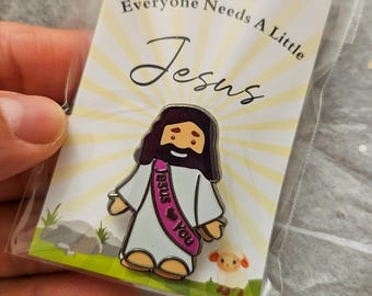 Mini Jesus pins