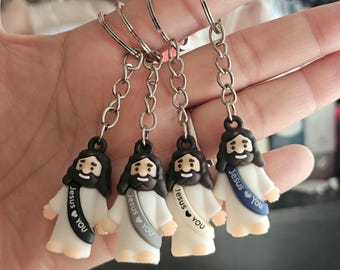 Mini Jesus Keychain