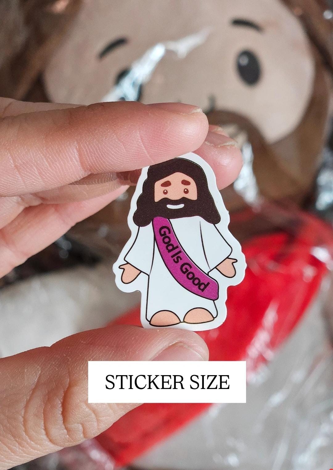 Jesus Born Sticker Adorable Jesus Stickers: Christian Gift - Etsy
